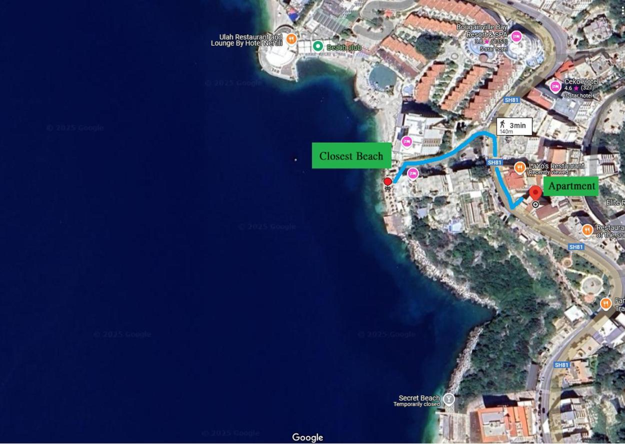 Del Mar Sea View Apartment Saranda Kültér fotó
