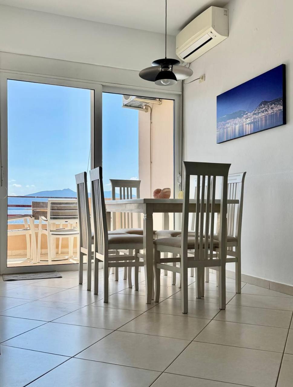 Del Mar Sea View Apartment Saranda Kültér fotó