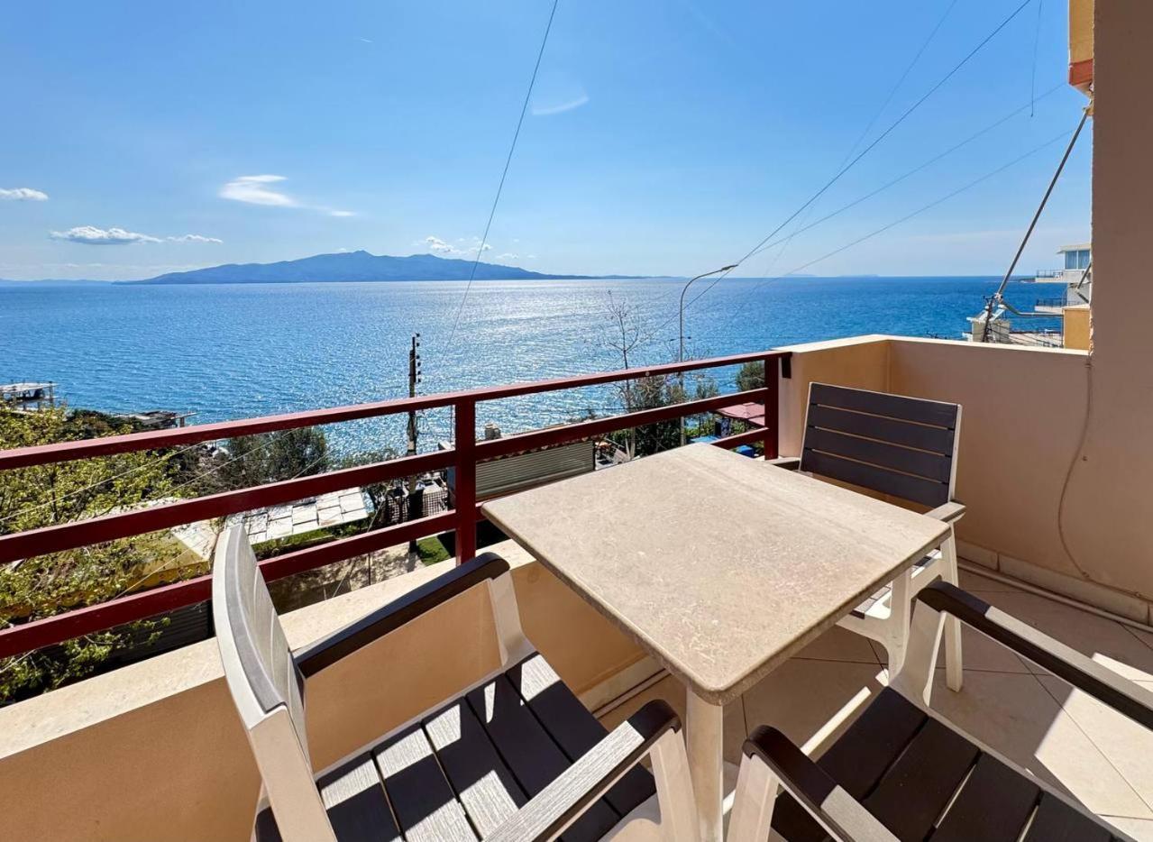 Del Mar Sea View Apartment Saranda Kültér fotó
