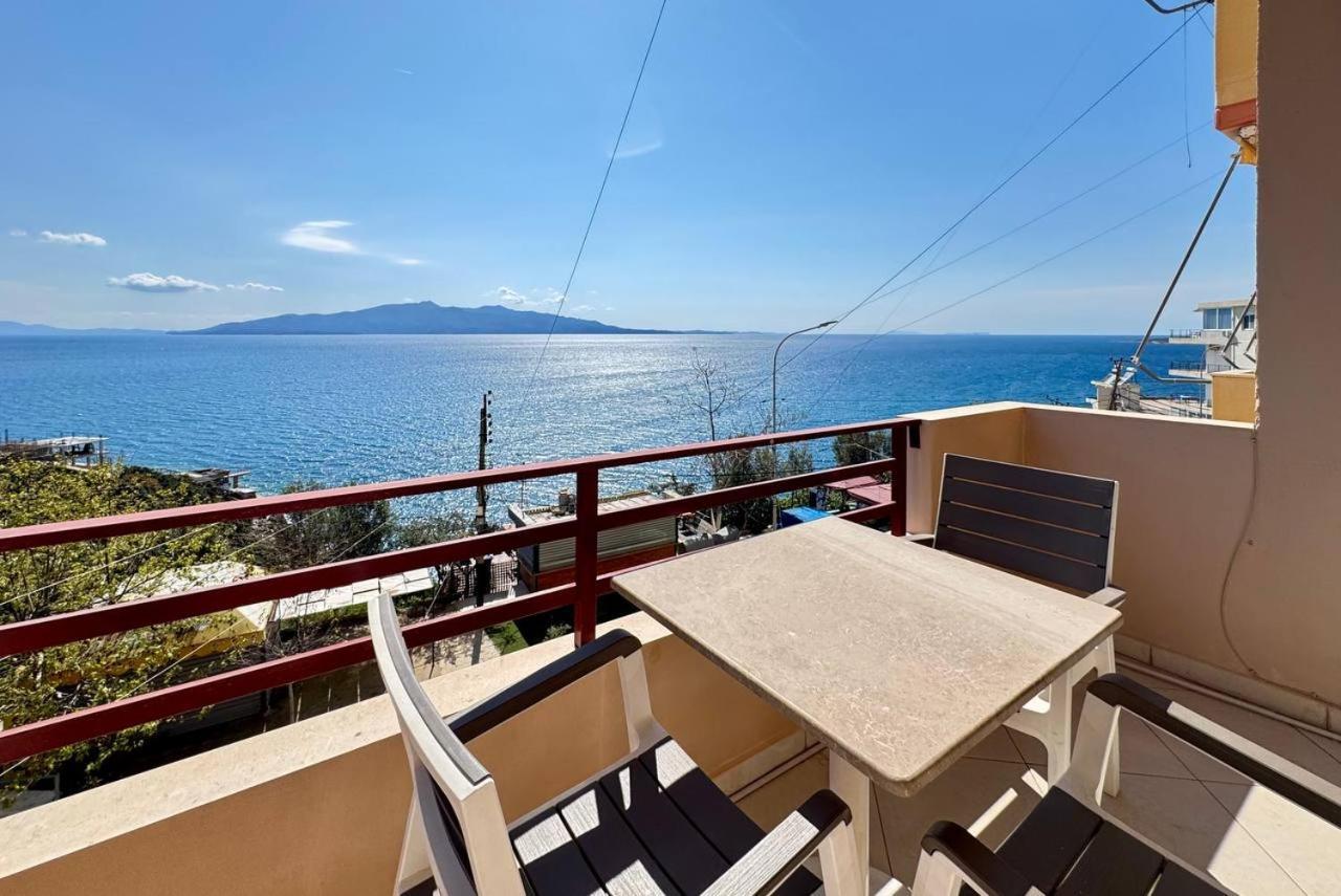 Del Mar Sea View Apartment Saranda Kültér fotó