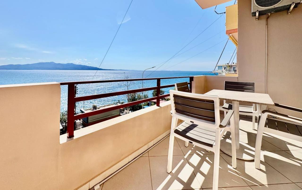 Del Mar Sea View Apartment Saranda Kültér fotó