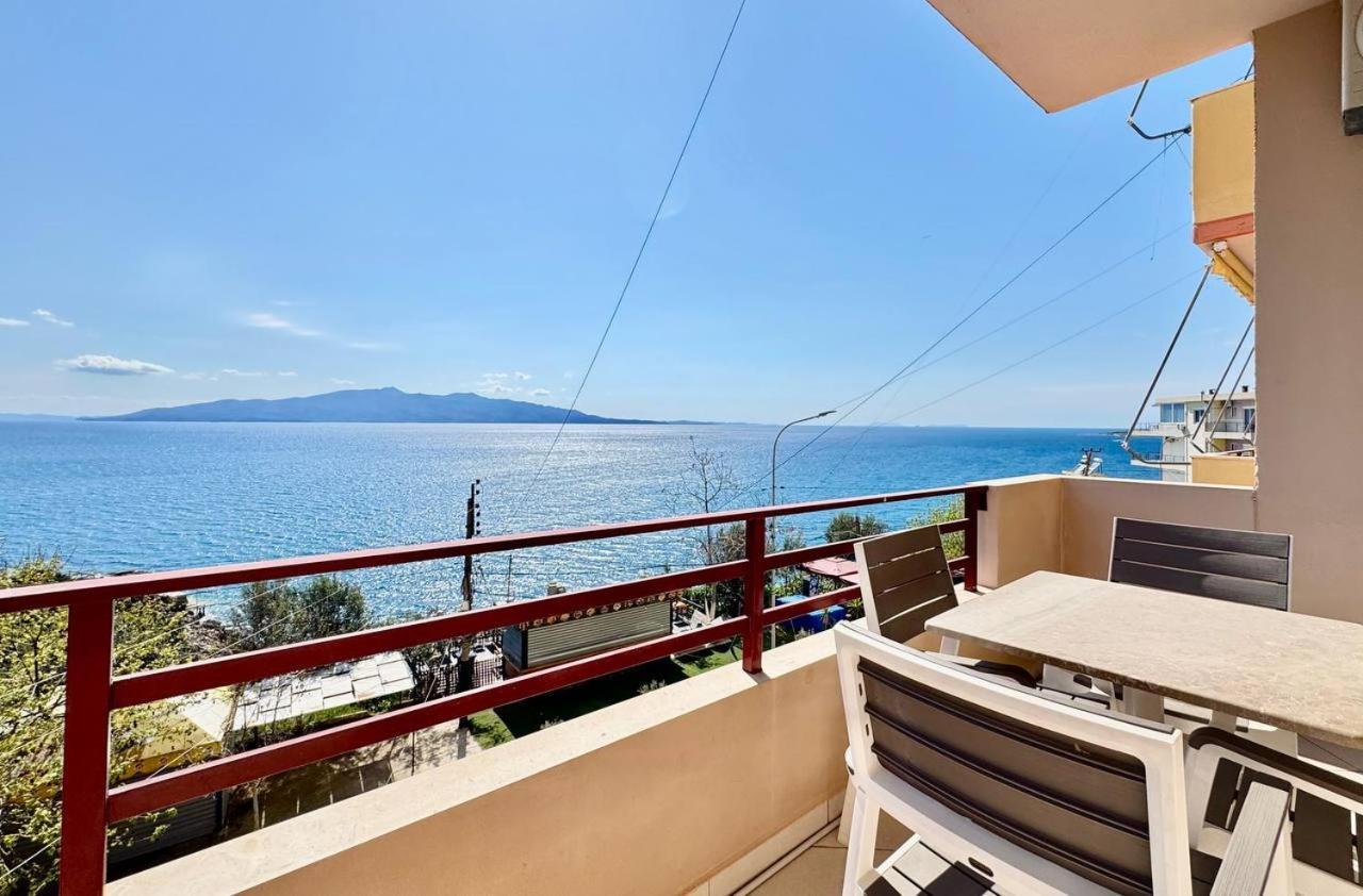 Del Mar Sea View Apartment Saranda Kültér fotó