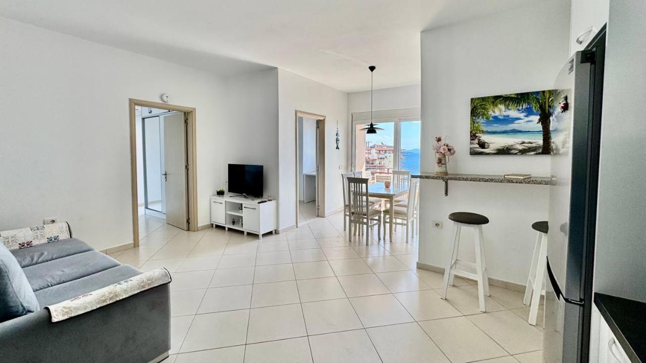 Del Mar Sea View Apartment Saranda Kültér fotó